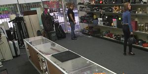 Skinny Pawnshop Newbie Being Pussynailed