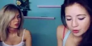 Two Hot Teens Chatting On Webcam