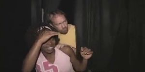 Interracial Theater Sex Anal Creampie w/Full Facial