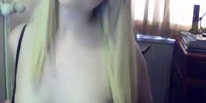 Delicious Blonde 18 Year Old Teen - LiveWebcam Show