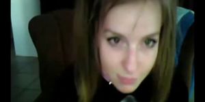 Amber Blank DeepThroat Dildo - video 3