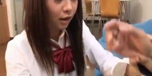 Horny school girl Hinayo Motoki juicy part4 - video 2