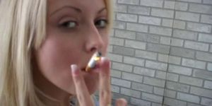 Smoking Blondie