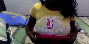 Ebony girl sweet solo amateur porn video part6 - video 1