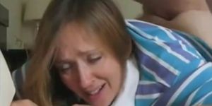 Crying Anal Mom - Mommy keeps crying all throughout first anal attempt - Tnaflix.com