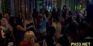 Tons of group sex on the dance floor - video 35