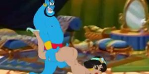 Genie fucking Jasmine's ass