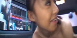 Aino Kishi real asian doll has intercourse in her vehicle part5