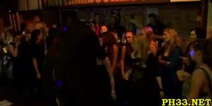 Group sex wild patty at night club - video 67