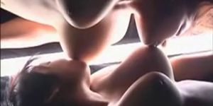 Asian lesbians sucking eachothers Nipples 69