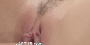 Absolutely horny cumshot facial in art - video 3