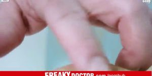 Busty czech blonde Candie doctor patient harassment