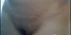 Turkish girl masturbating for webcam - video 1