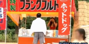 Asian babe is kinky and enjoys public part5 - video 1