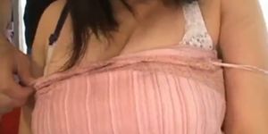 Busty asian babe gets breasts massaged part2