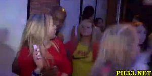 Drunk cheeks sucking dick in club - video 17