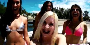 hot and very sexy teens gets fucked on their yacht