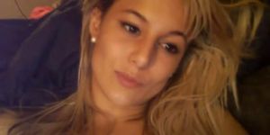 Hot Blonde Webcam Girl Dildos Pussy