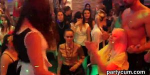 Foxy teenies get totally insane and undressed at hardcore party