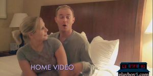 Long time married amateur couple try to be swingers - video 1