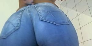 milf shows new jeans