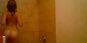Hot shower by a sexy slut - video 2