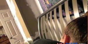 Cum in her asshole secretly and deeply - video 1