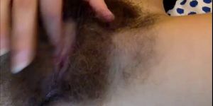 Beautiful Hairy Young Pussy - video 2