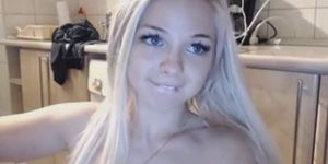 Hot Blonde Teen in a Naked Sexy Hot Moment