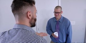 Mike Mancini takes Lena Paul into his cubicle space (BAD BITCH)