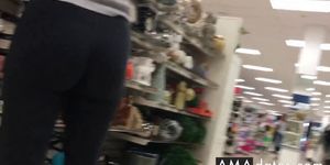 SEXY LATINA WORKING IN TIGHT SPANDEX VTL - video 1