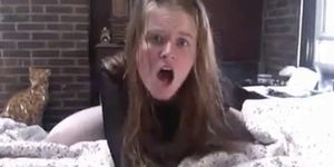 Blonde webcam masturbation - video 2