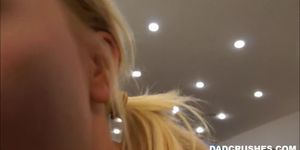 Hot Blonde Teen Stepdaughter And Her Stepdad Watch Porn And Fuck POV