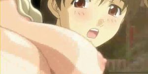 Anime girl receive anal penetration