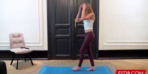 Toned French Yoga Teacher Angel Emily Likes To Screw Doggy Style
