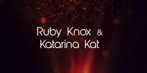 Fit Young Lesbians Ruby Knox & Katarina Kat Dildo & Tongue Fuck!