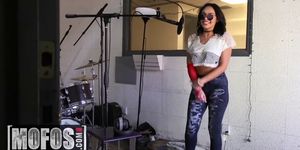MOFOS - Dirty Amateur latina gets Singer Banged In Studio for a record deal