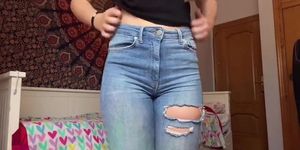 ASMR Aggresive Jeans Scratching