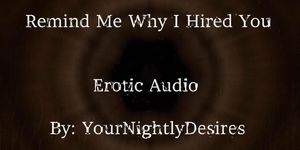 Interview Part 2 Why Did I Hire You? [Spanking] [Kissing] [Office Sex] (Erotic Audio for Women)