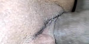Different angle of her pussy cumming!
