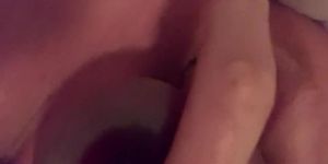 Sucking and  fucking a 7 inch dildo and squirting (moaning) screw me