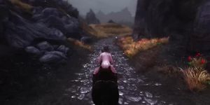Skyrim Sex Journey - Jane 025 road to solitude