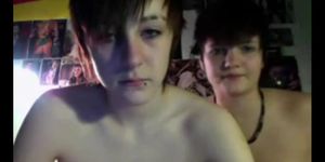 lesbian emo teen with short hair sex camshow part 1