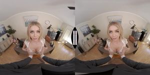 Naughty America - Hot blonde Madelyn Monroe needs your cock in her office