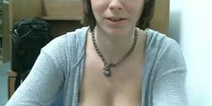 AvaKittyn - Creamy cum show at library
