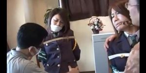 Japanese policewoman bondage