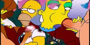 Simpsons hentai porn parody