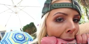 Naughty blondie is punished and fucked hard in ass