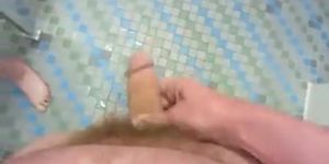 sucking off a stranger in mens shower