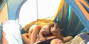 Sex In A Tent!